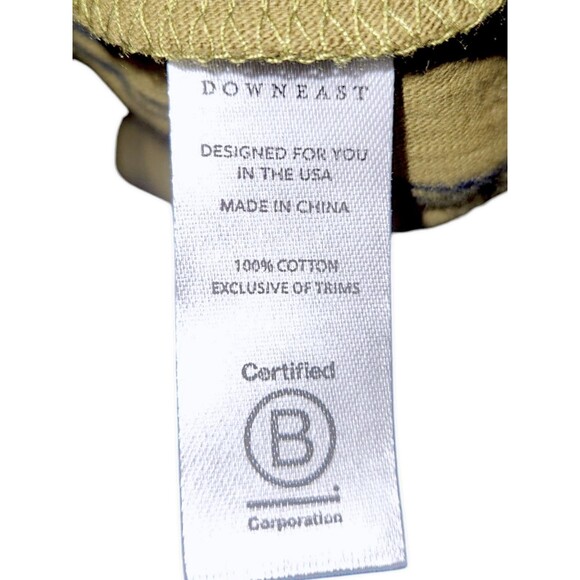 DownEast Green and Black Striped Sheath Dress Size XS 100% Cotton Natura… - Picture 7 of 8